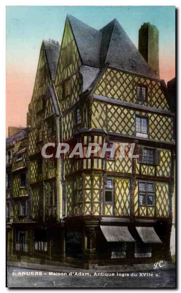 CPA Angers Malson d Adam Antique logis du XVIIe