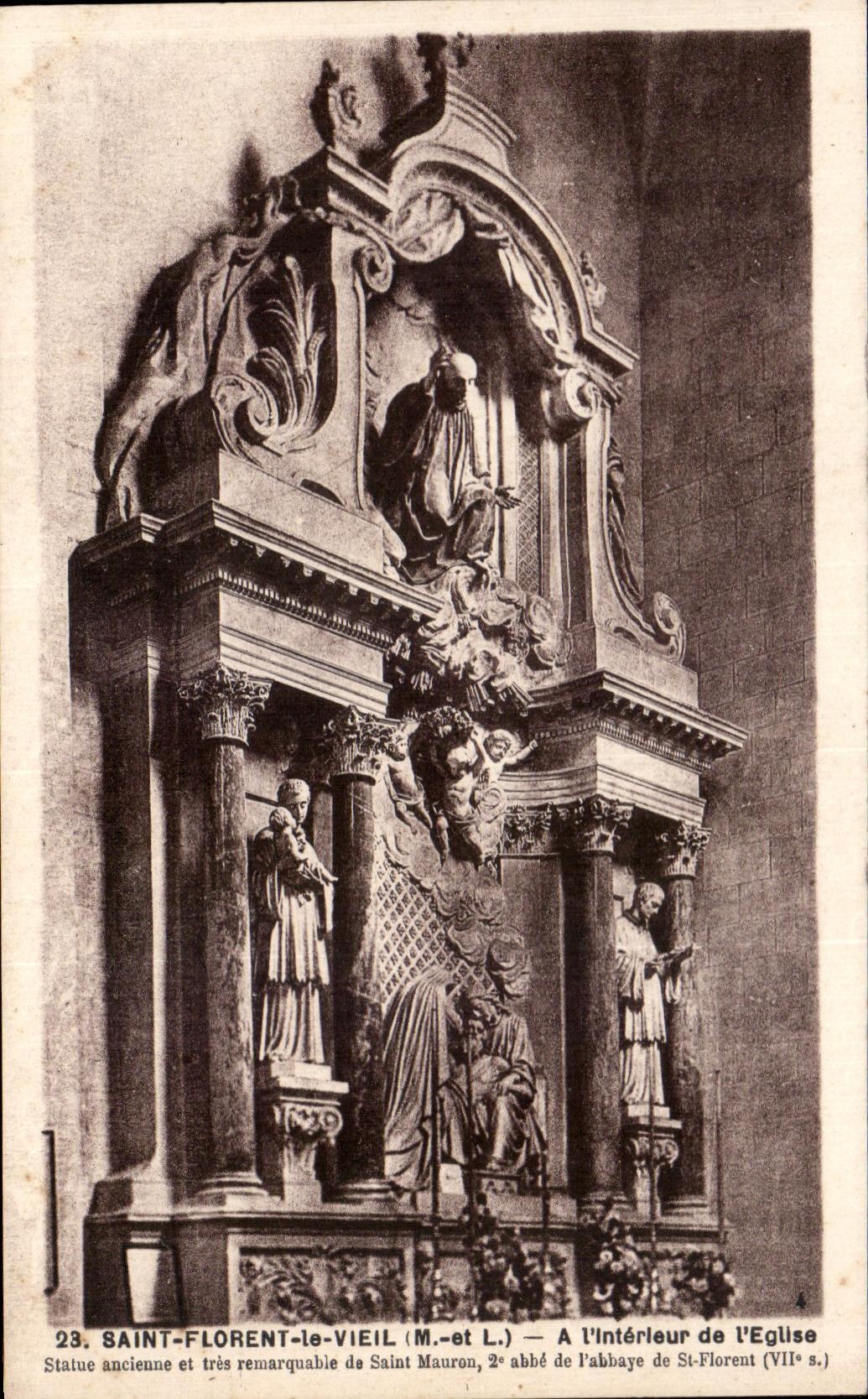 CPA Saint Florent le Vieil A l lnterleur de l Eglise