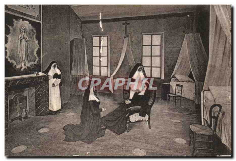 CPA La Mort de Bernadette au Couvent de Saint Gildard a Nevers