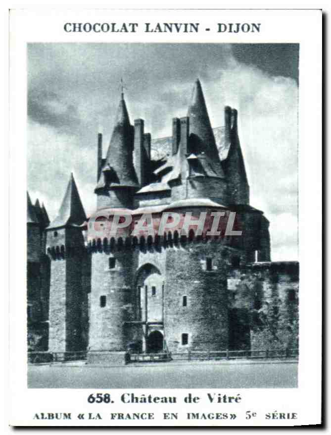 Image Chateau de Vitre Chocolat Lanvin Dijon