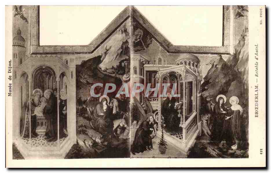 CPA Broederlam Retable d autel 