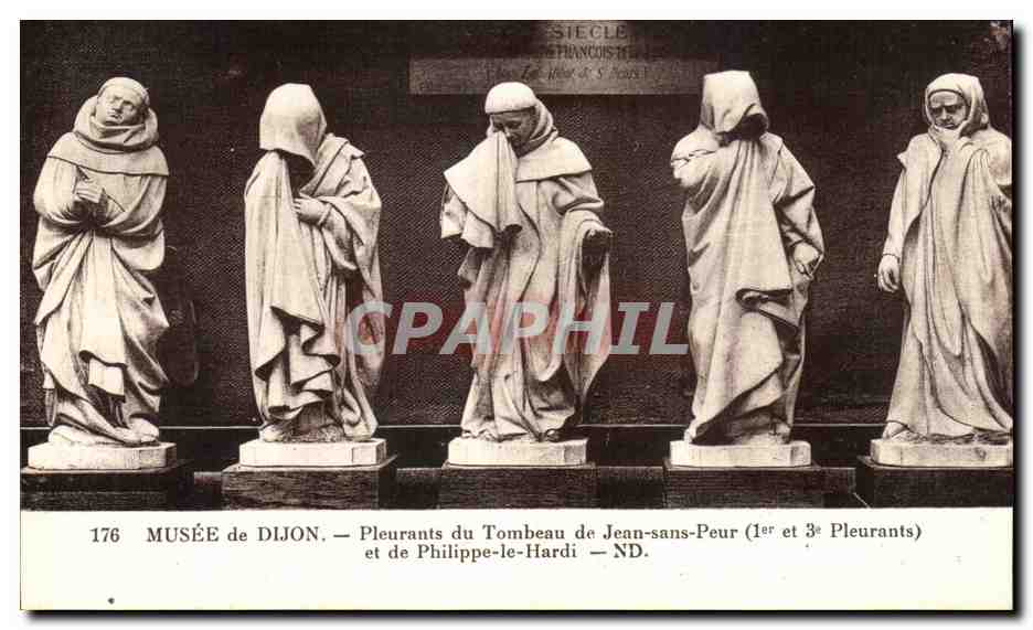 CPA Musee de Dijon Pleurants du tombant de Jean Sans Peur et de Philippe le Hardi