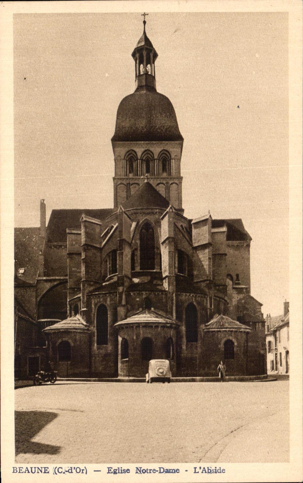 CPA Beaune Eglise Notre Dame L Abside