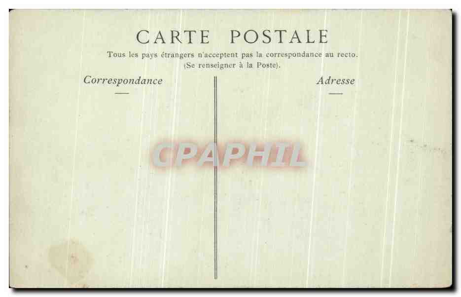 CPA trouville Sur Mer Les Roches Noires — Rückseite