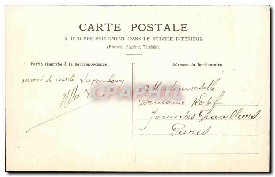 CPA Saint Germain en Laye L Eglise Cochers attelage Cheval Horse — Verso