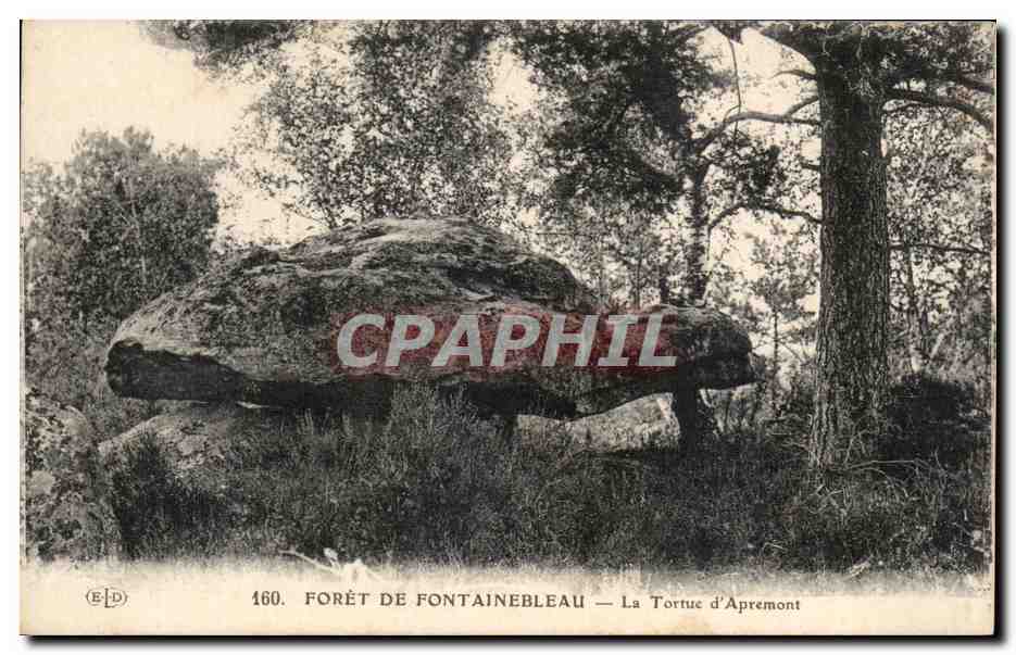 Bosque de Fontainebleau — La Tortuga d'Apremont — Editor ELD, n° 160