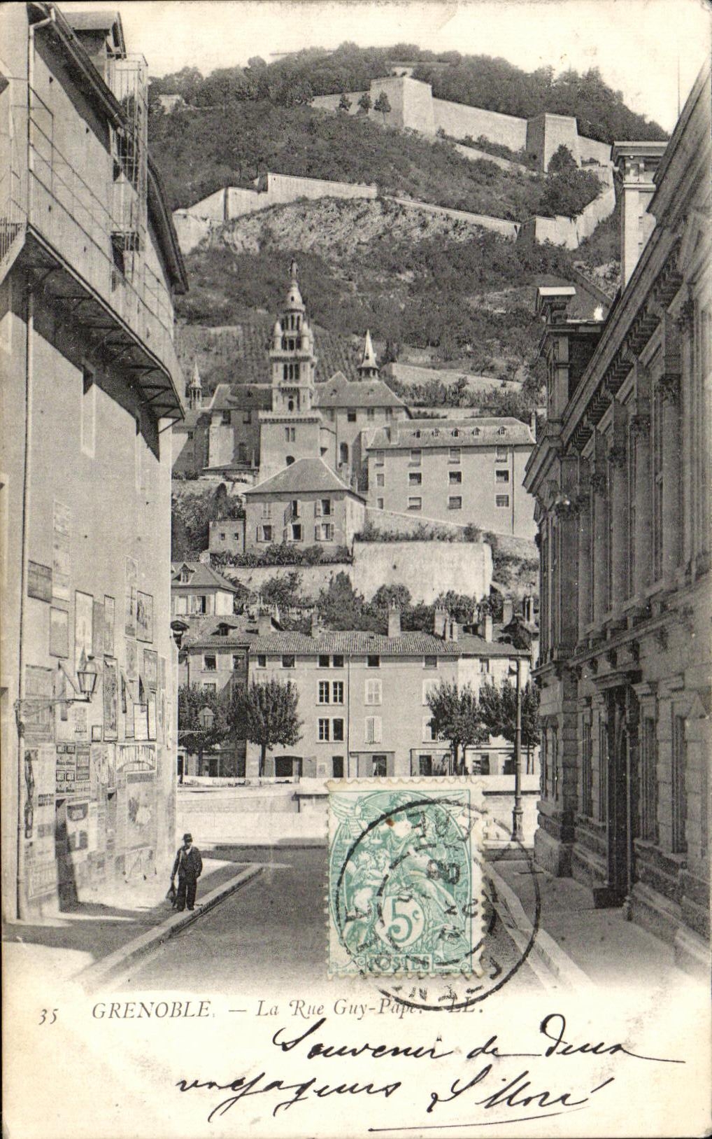 CPA Grenoble La Rue Guy Paper