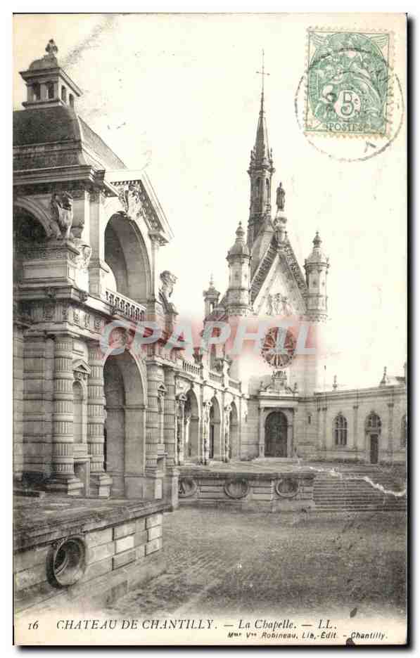 CPA Chatau De Chantilly La Chapelle