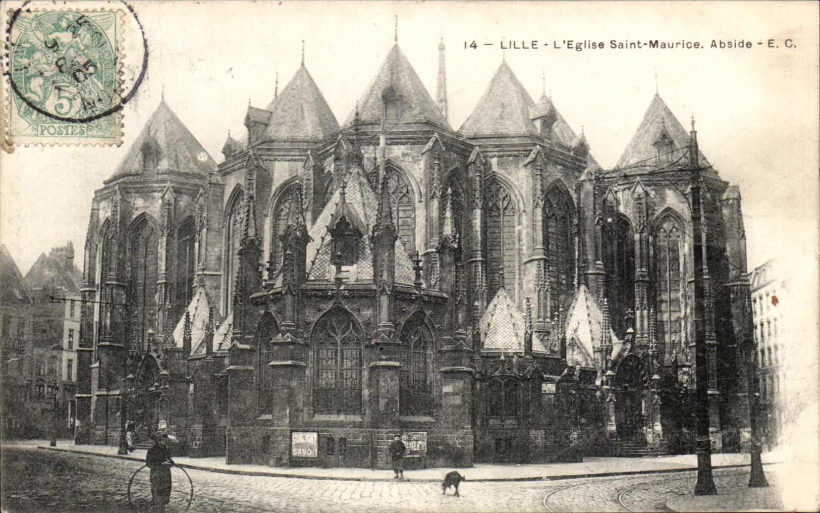 CPA Lille L Eglise Saint Maurice Abside