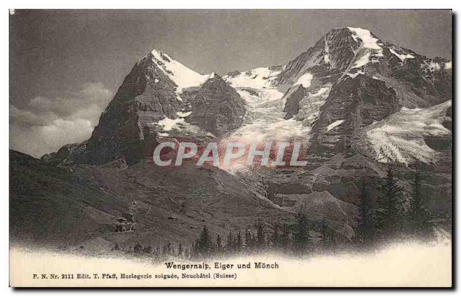 CPA Wengernalp Eiger und Monch Suisse