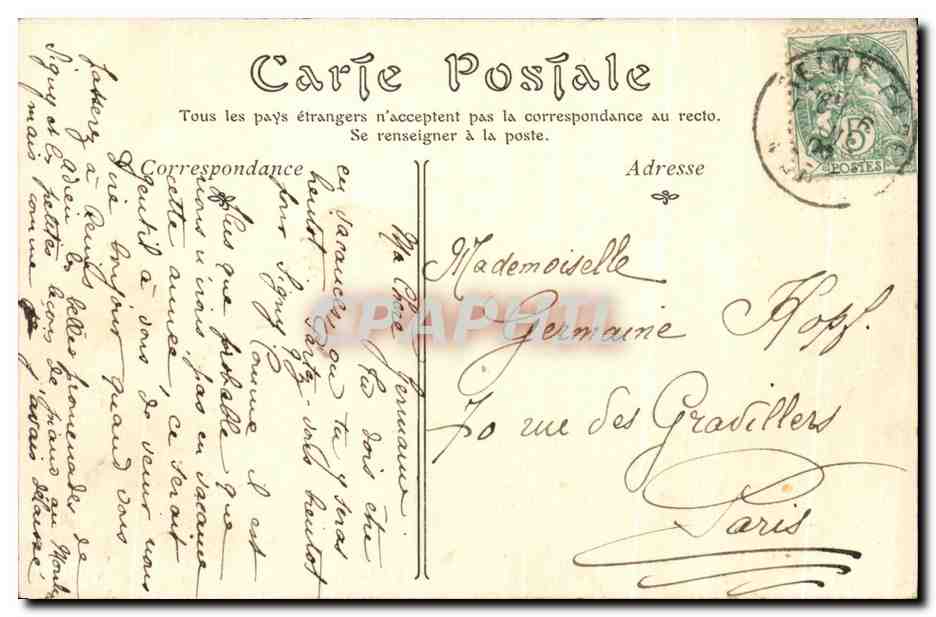 Reims — Le Boulevard Landy — ND Phé — Verso