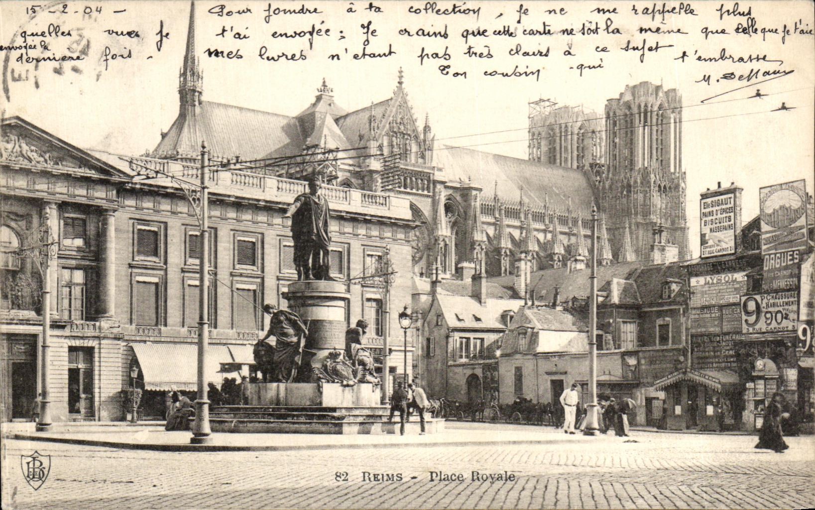 Reims — Place Royale — Éditeur anonyme, n° 82