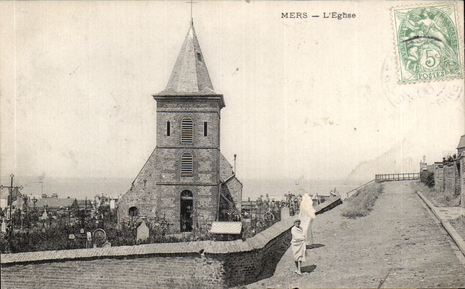 CPA Mers L Eglise