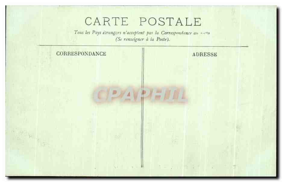 CPA Versailles Petit Trianon La Facade sur le Parc — Verso