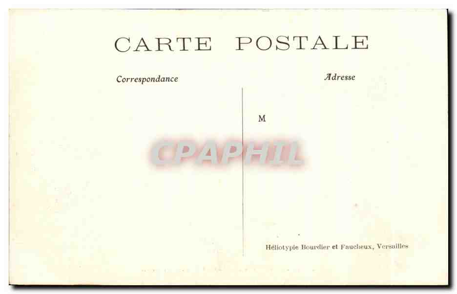 CPA Versailles Les Jardins du Grand Trionon — Verso