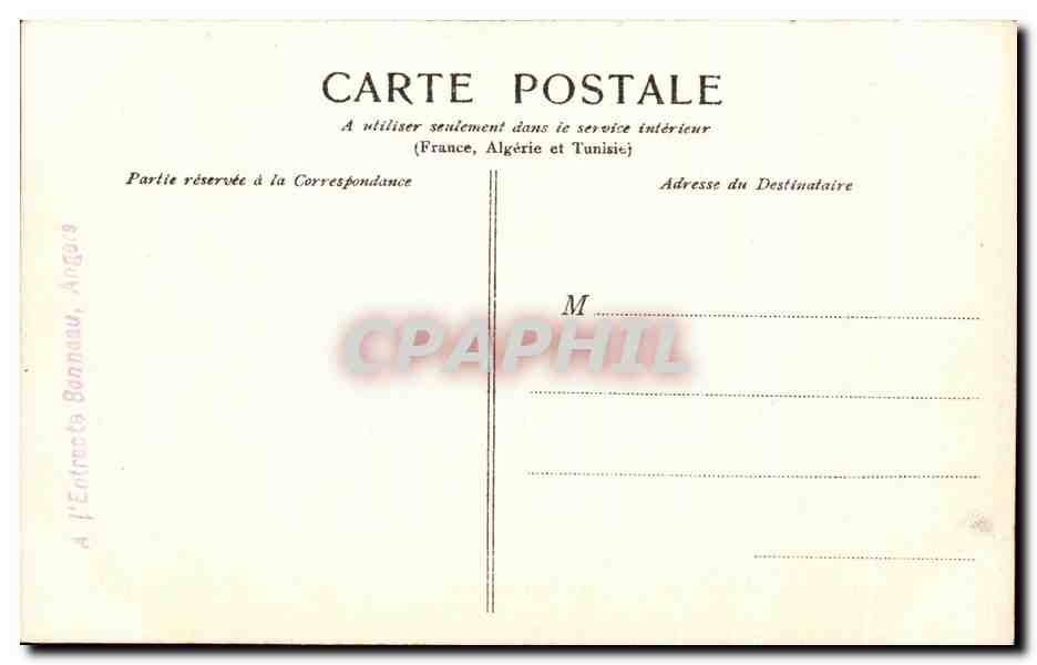 CPA Angers Ancien couvent des penitentiers — Rückseite