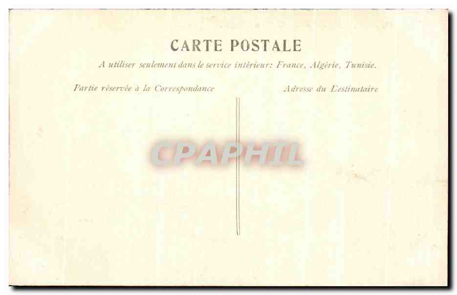 CPA Angers Le Chateau Le Pont Levis — Rückseite