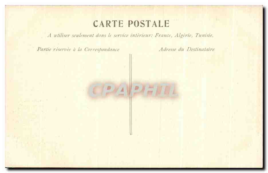 CPA Angers la Tour de la Haute Chaine — Rückseite
