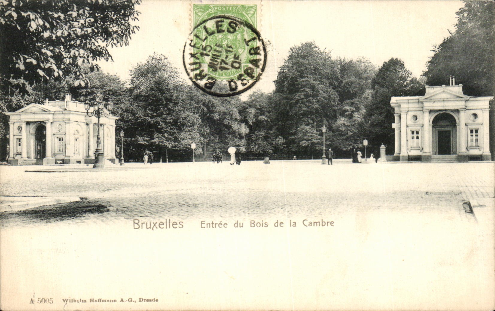 CPA Bruxelles Entree du Bois de la Cambre
