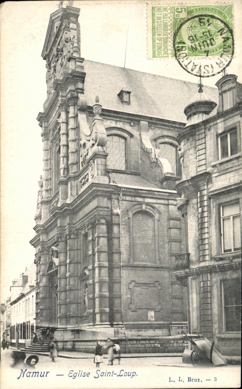 CPA Namur Eglise Saint Loup
