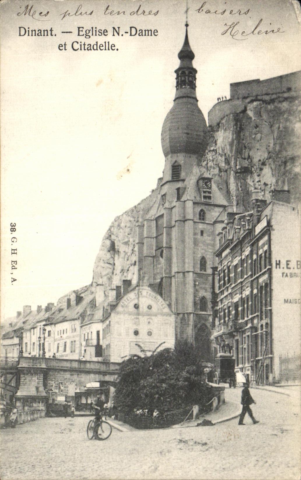 CPA Dinant Eglise Notre Dame et Citadelle