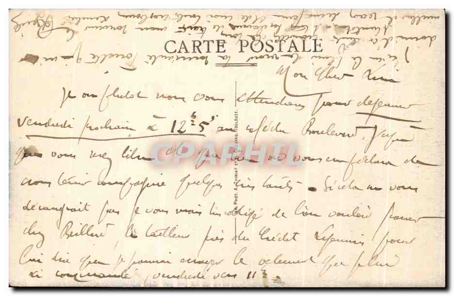CPA Chateau Gontier (Mayenne) L Hopital Vue prise du Quai de Lorraine Coll Friction Chateau Gontier — Rückseite