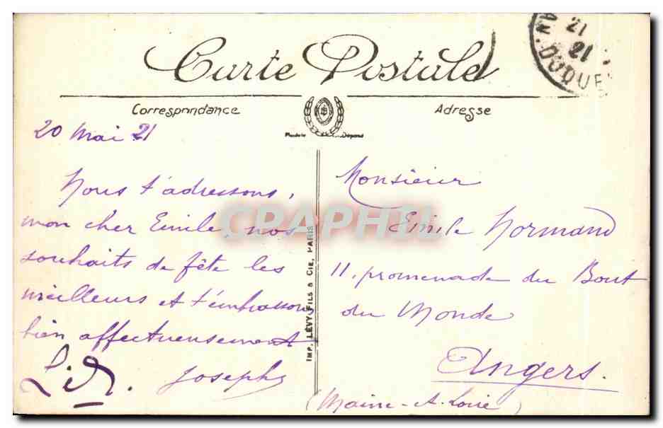 CPA Paris L Hotel de Ville et le Pont d Arcole Peniches — Verso