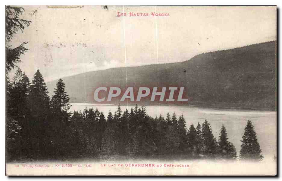 Le Lac de Gérardmer au crépuscule — Les Hautes Vosges — Ao Weilck, Salon-Dié, N° 10459