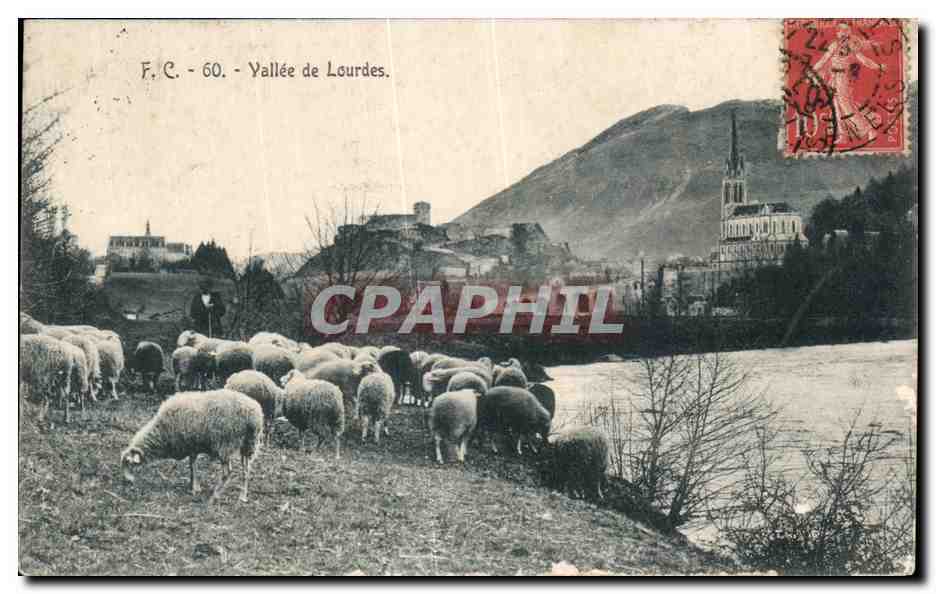 CPA Vallee de Lourdes Berger et Lourdes