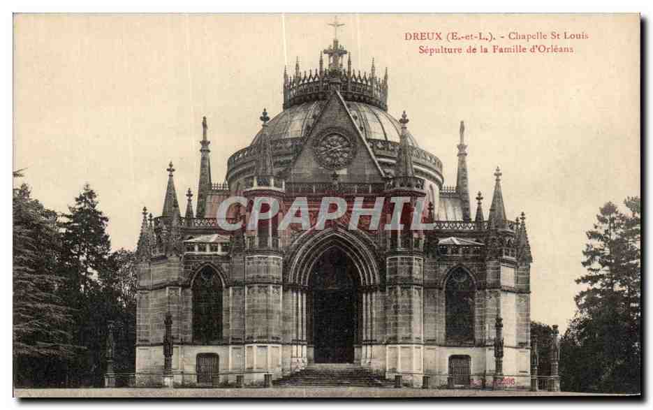 Dreux (E.-et-L.) - Chapelle Saint-Louis - Sépulture de la Famille d'Orléans