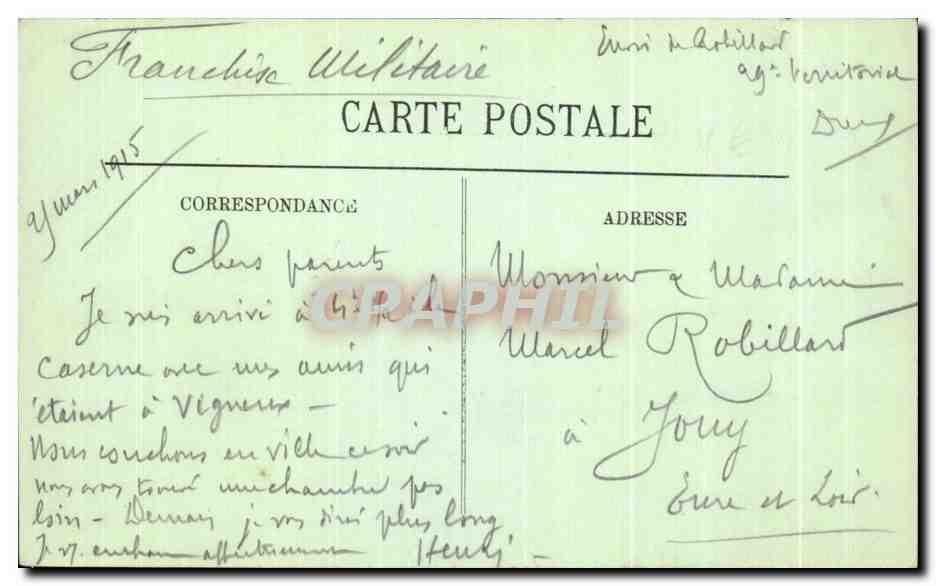 Dreux — La Caisse d'Épargne et la Mairie — LL. — Verso
