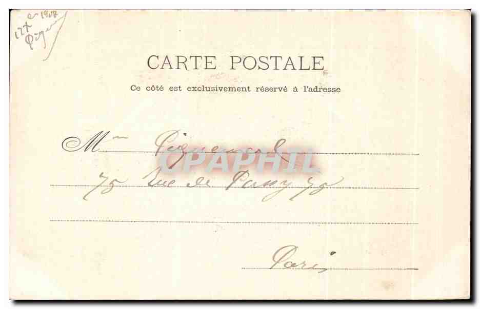 CPA Chartres Vue Prise du Clos L Eveque — Verso