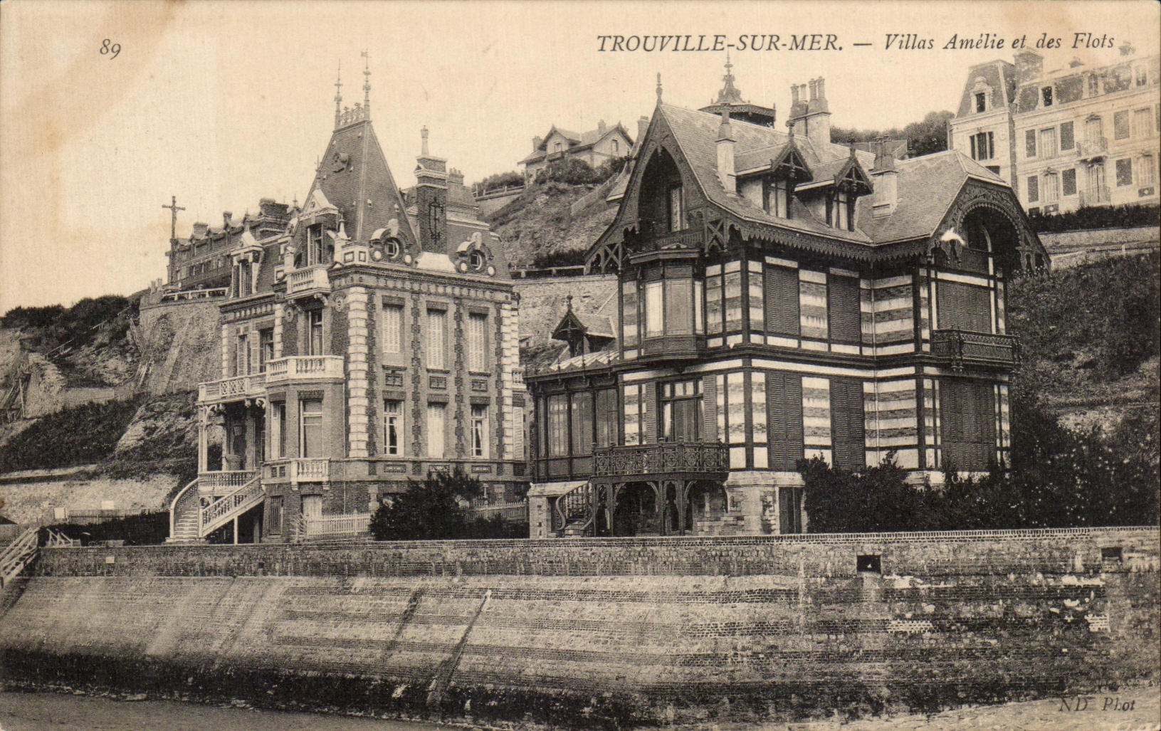 CPA Trouville sur Mer Villas Amelie et des Flots