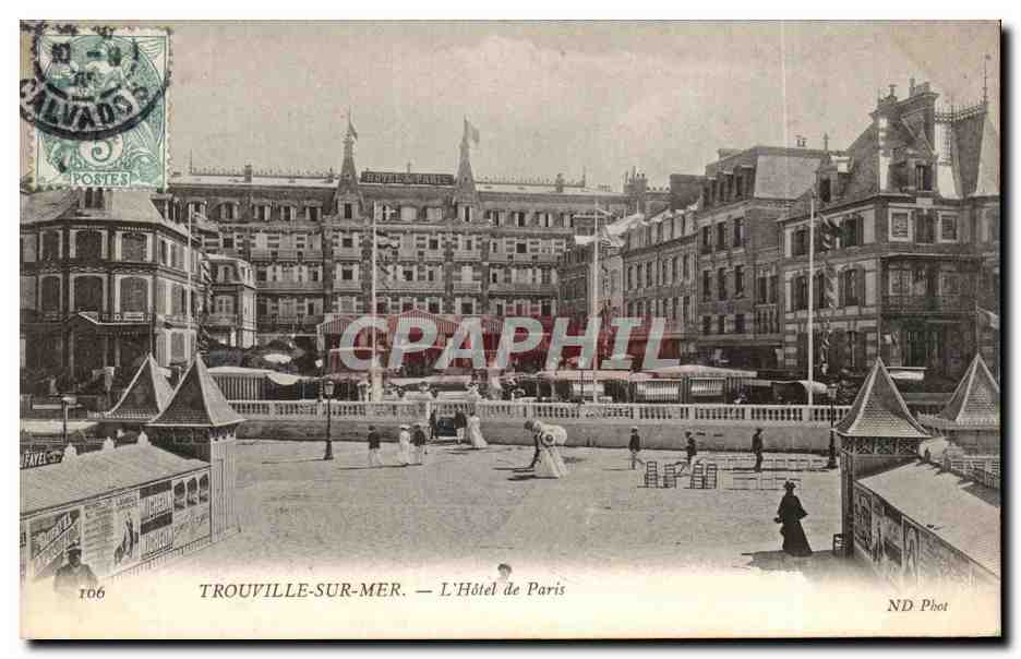 CPA Trouville Sur Mer L Hotel de Paris
