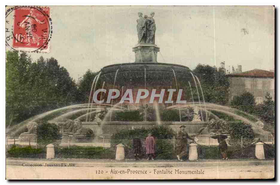 Aix-en-Provence — Fontaine Monumentale — Collection Jaussaud - Aix