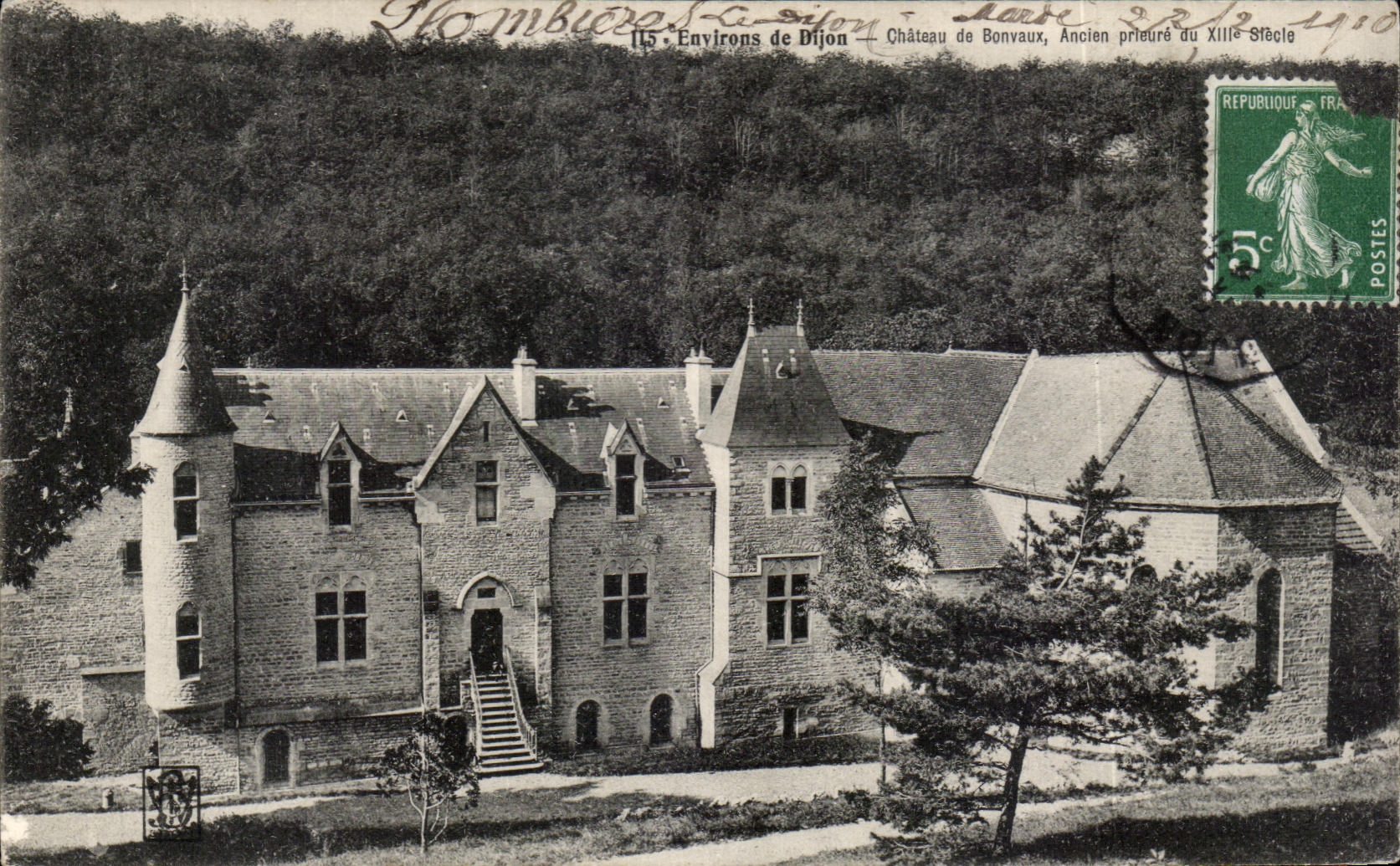CPA Environs de Dijon Chateau de Bonvaux Ancien prieure