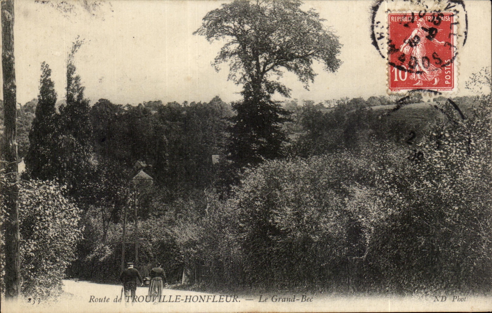 CPA Trouville Honfleur Le Grand Bec