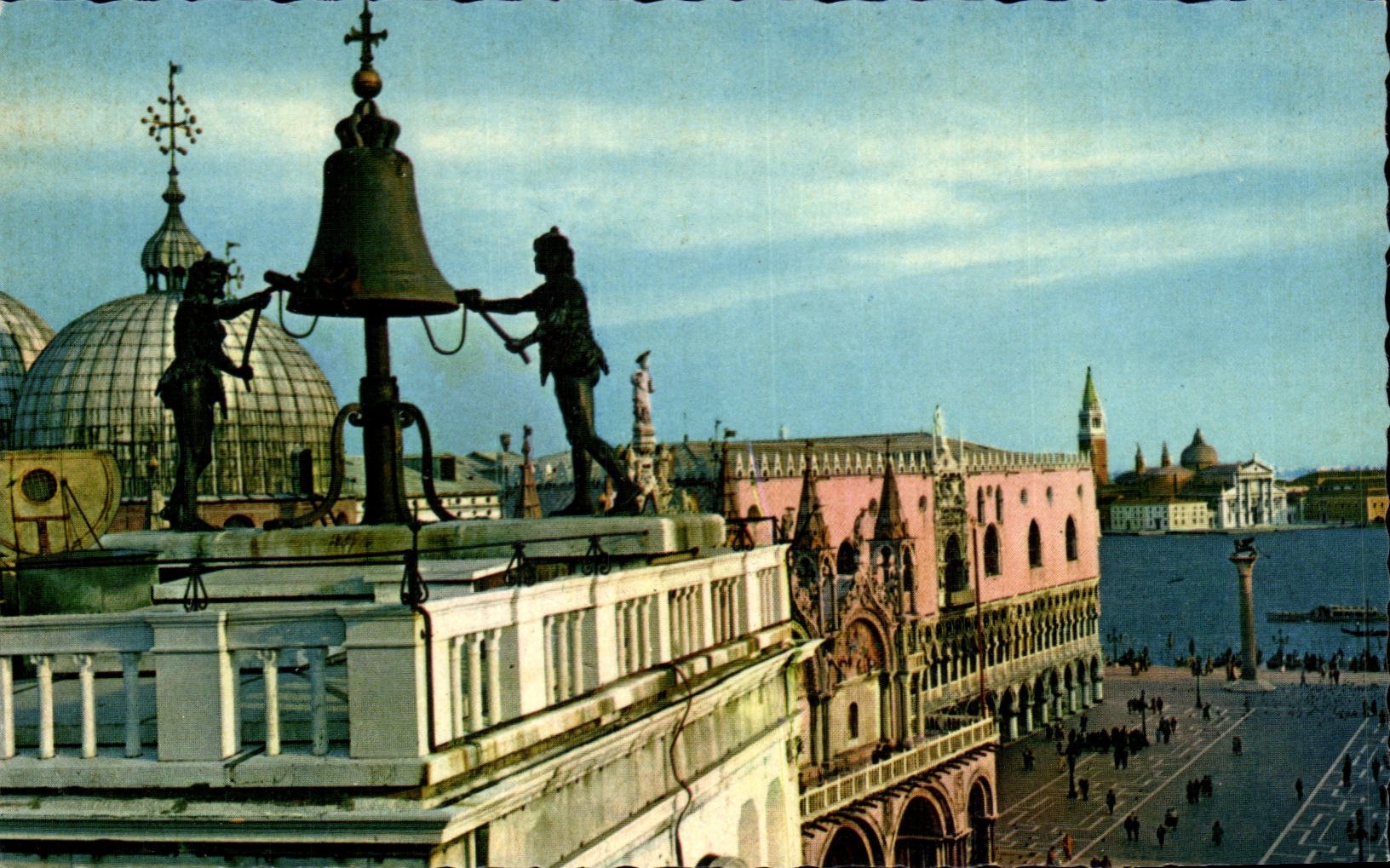 CPA Venezia Chiesa e Piazzetta s marco Church and Piazzetta of St Mark 