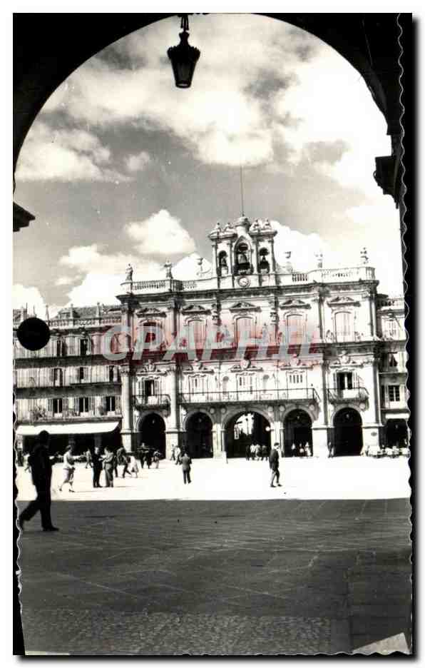 Plaza Mayor von Salamanca — Ansicht von einem Bogen — Verlag AISA, n° 206
