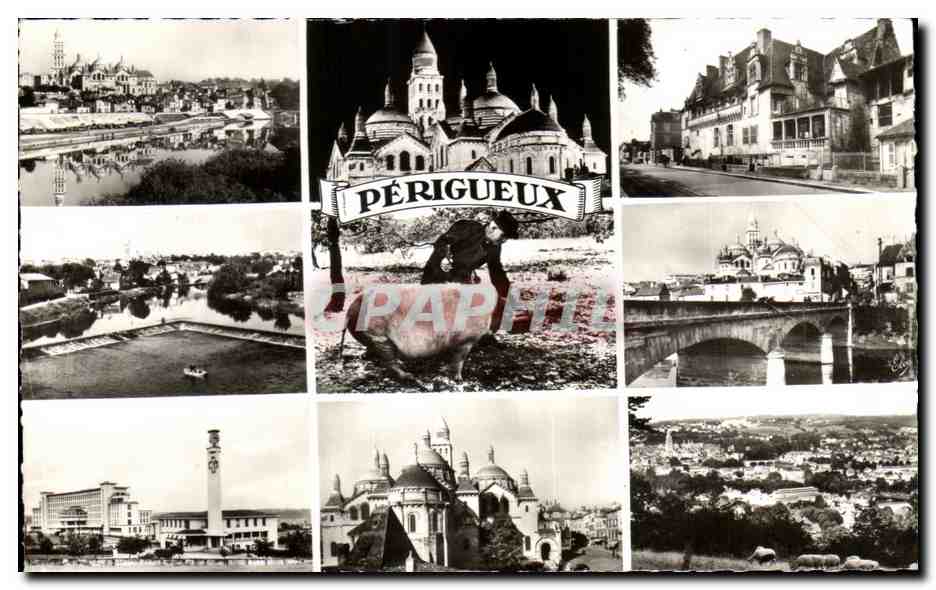 CPA Perigueux Le barrage St Front la nuit Maison de consul