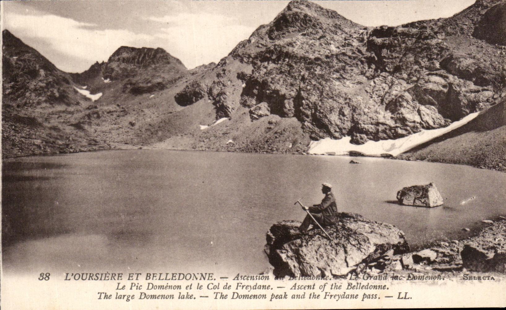 CPA L Oursiere Et Belledonne Ascension du Belledonne