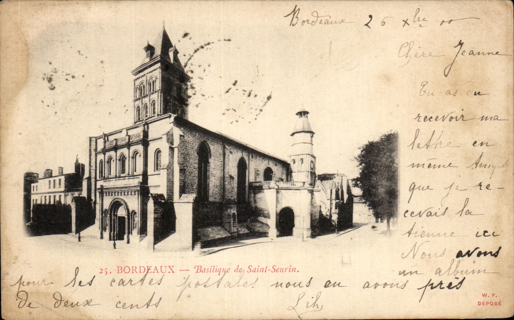 CPA Bordeaux Basilique de Saint Sevrin 