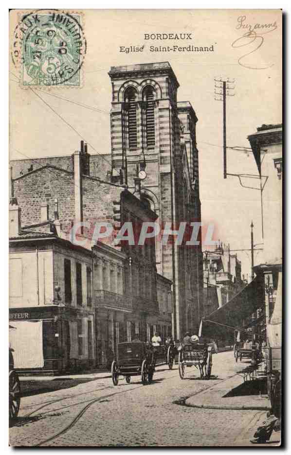CPA Bordeaux Eglise Saint Ferdinand