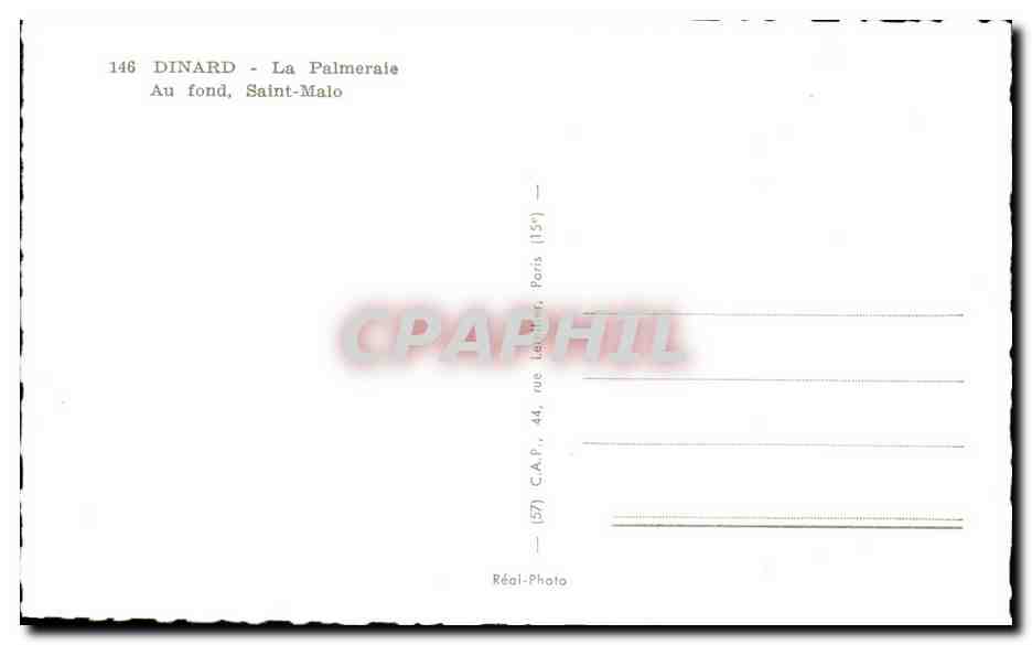 Dinard - La Palmerale — Au fond, Saint-Malo — C.A.P. Paris — Reverso