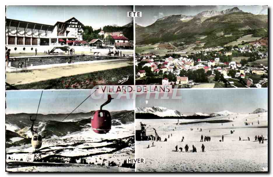 Villard-de-Lans — Été et Hiver — Édition d'Art André, Grenoble