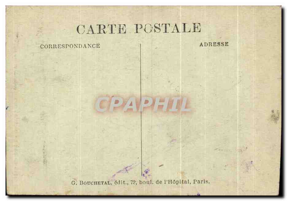 Antike Ansichtskarte Maison De Victor Rugo (Victor Hugo) Bonnat — Rückseite