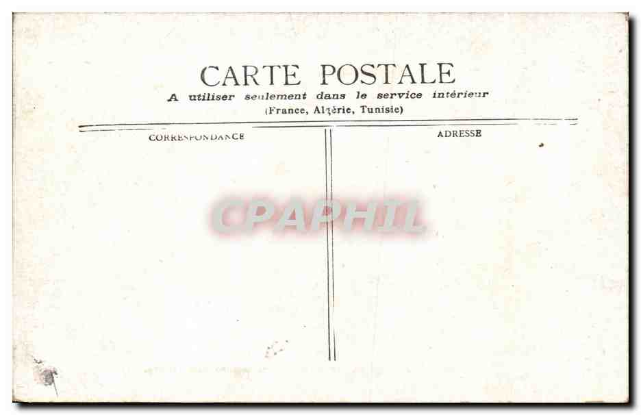 CPA Paris Le Conseil D etat Place Du Palais Royal — Rückseite