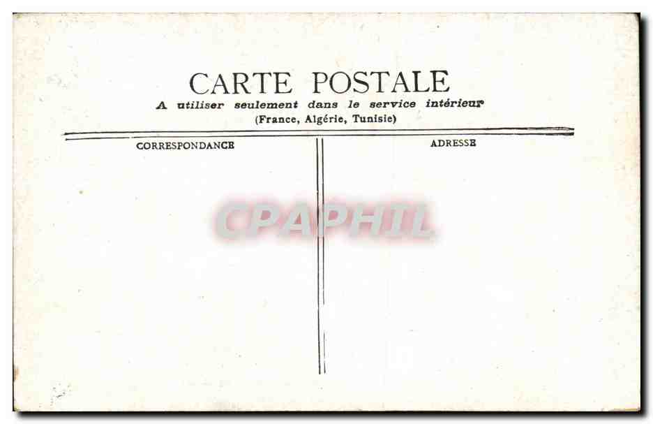 CPA Paris La Madeleine   Rue Royale — Rückseite