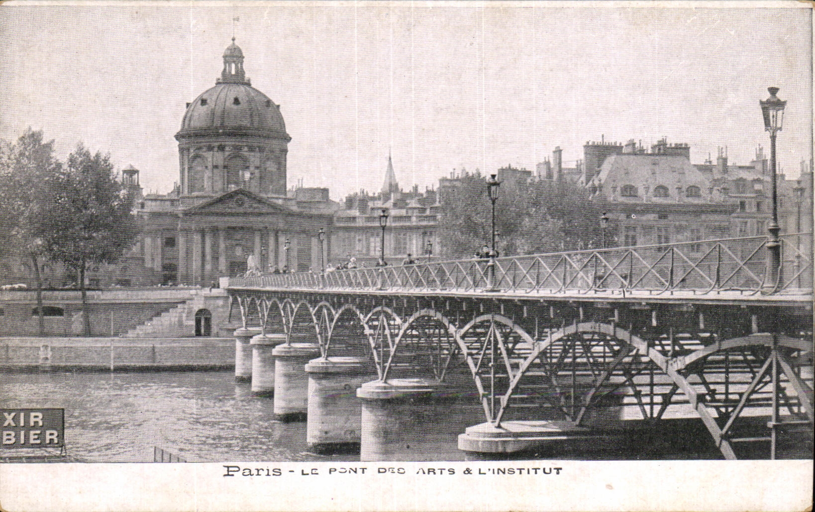 CPA Paris Le Pont des Arts L Institut