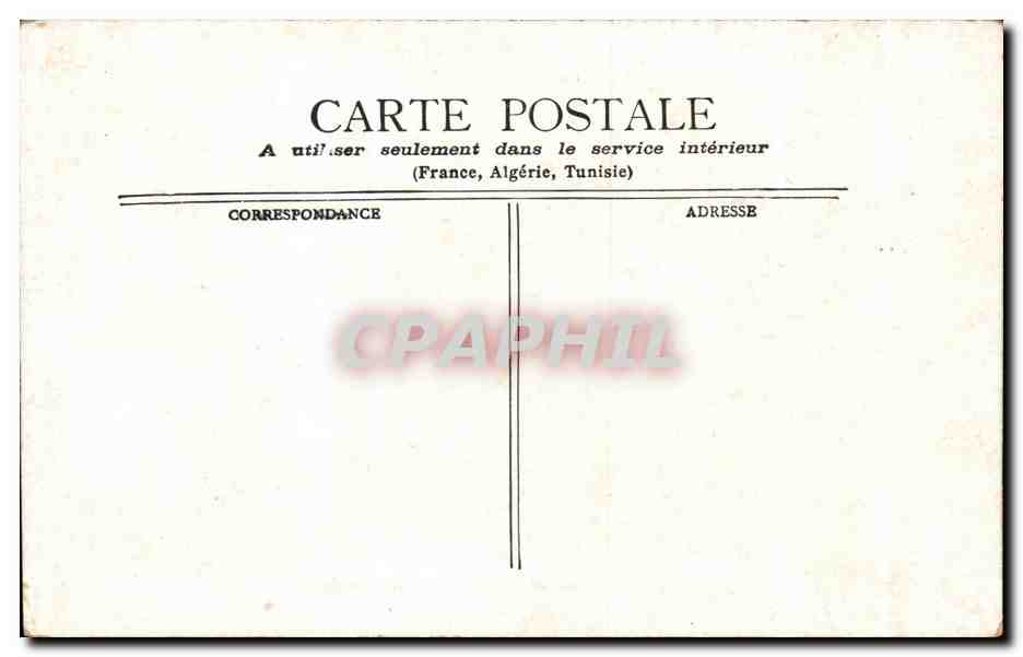 CPA Paris Le Pont des Arts L Institut — Rückseite